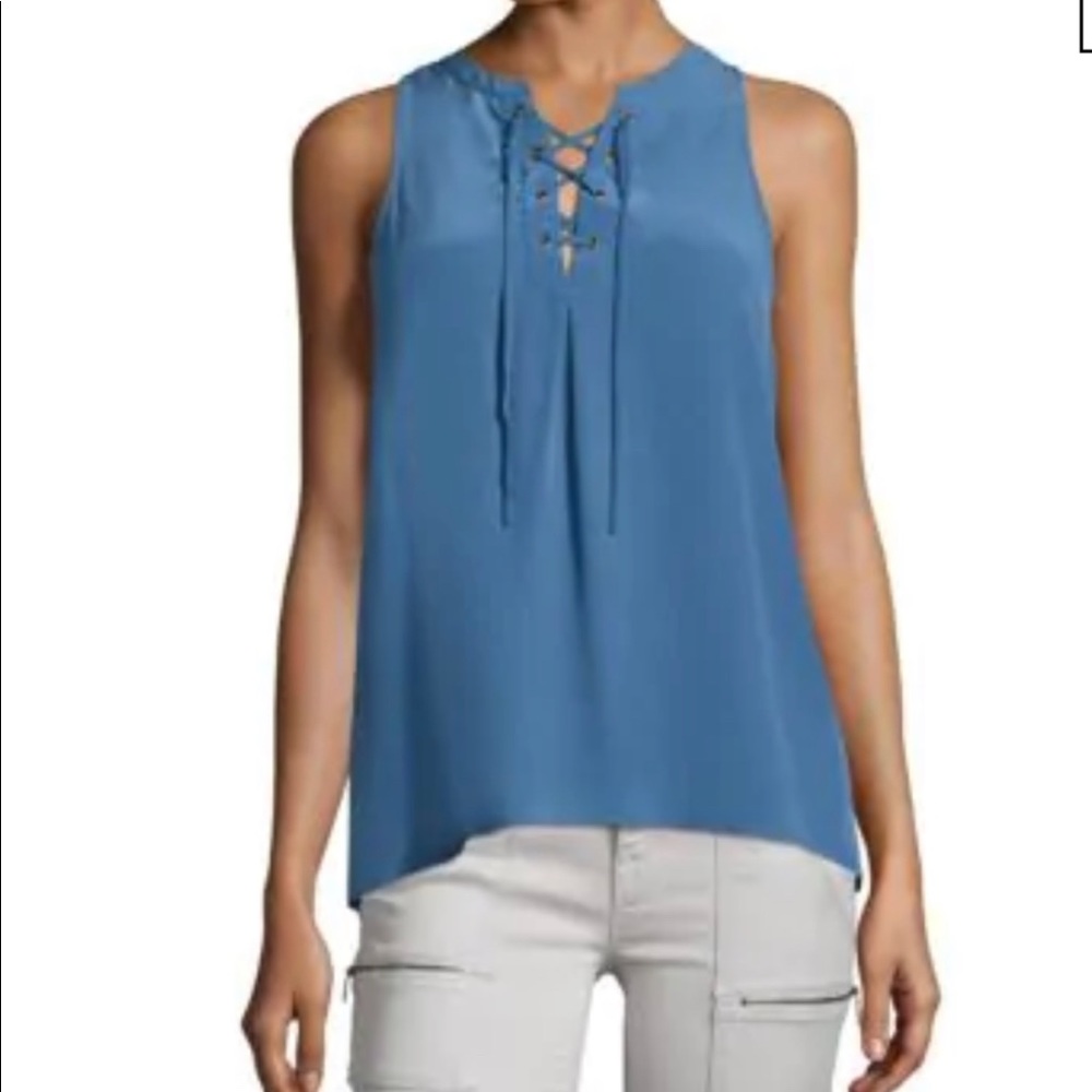 NWT🎉HP💥 JOIE Lace-up Silk Tank, XS